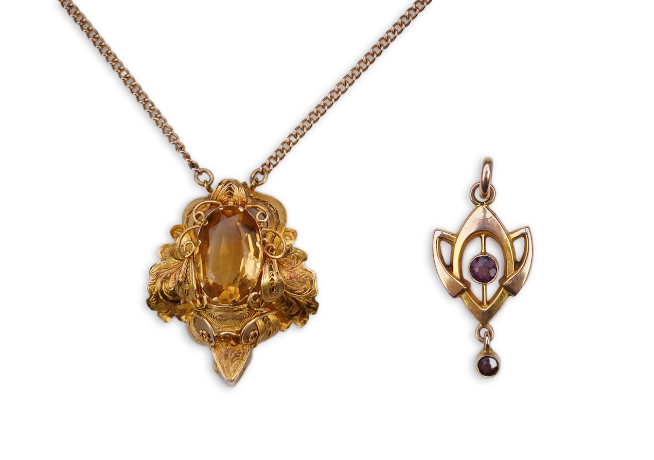 Two pendants